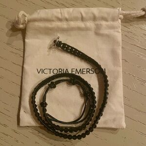Victoria Emerson Elegant Black Beaded Bracelet